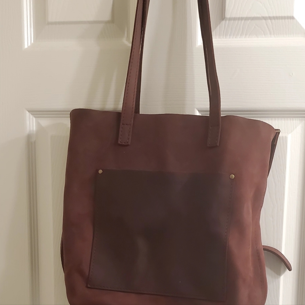 Portland Leather Goods Merlot Crossbody bag